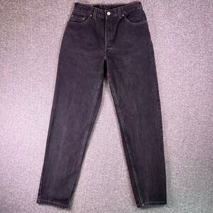 Vintage Levis 550 Relaxed Fit Tapered Leg Black Jeans Womens 8 Medium Grungy Y2K
